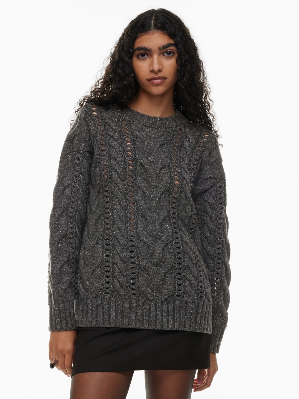 Aritzia Wilfred ‘Bronco’ Cable Knit Sweater